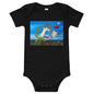 Light Soft Baby Bodysuit - Dali Rabbit
