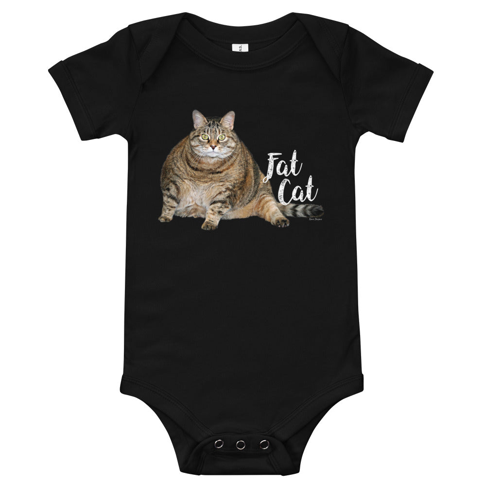Light Soft Baby Bodysuit - Fat Cat