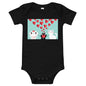 Light Soft Baby Bodysuit - Love Cats