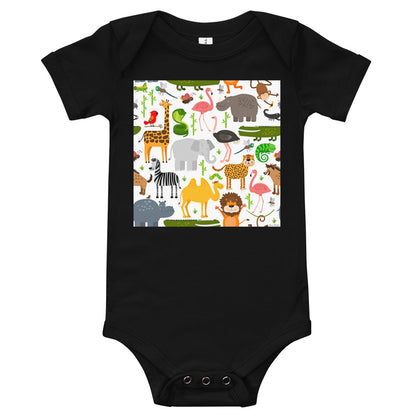 Light Soft Baby Bodysuit - You Animals!