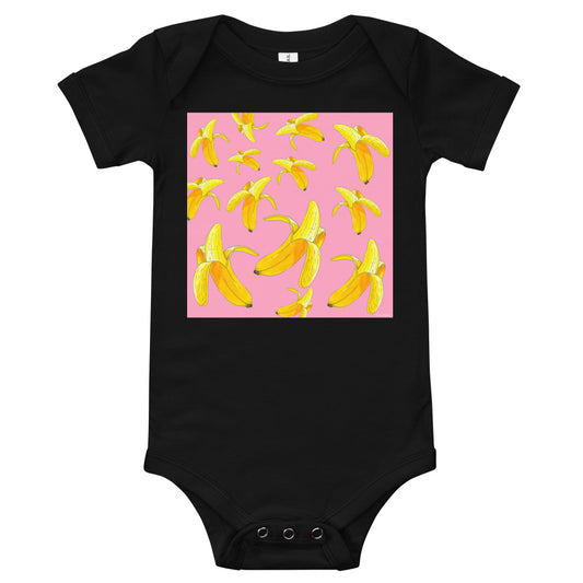 Light Soft Baby Bodysuit - Bananas