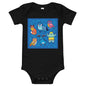 Premium Soft Baby Bodysuit - Blue Moose & Friends