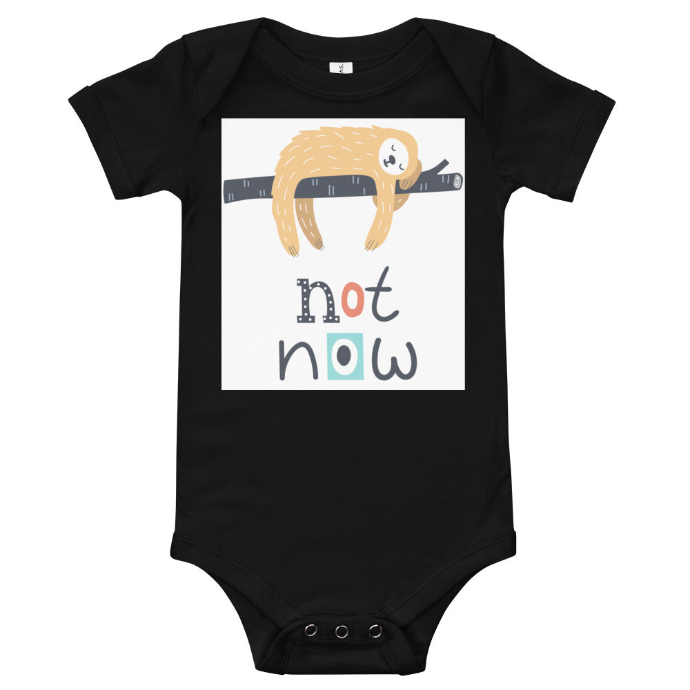 Soft Premium Baby Bodysuit - Not Now!
