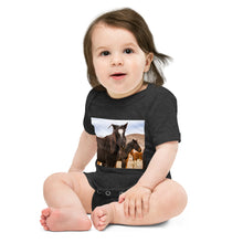 Load image into Gallery viewer, Light Soft Baby Bodysuit - Wild Mustangs
