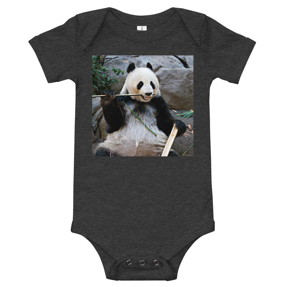 Light Soft Baby Bodysuit - Bamboo Panda