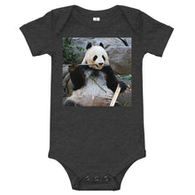 Load image into Gallery viewer, Light Soft Baby Bodysuit - Bamboo Panda
