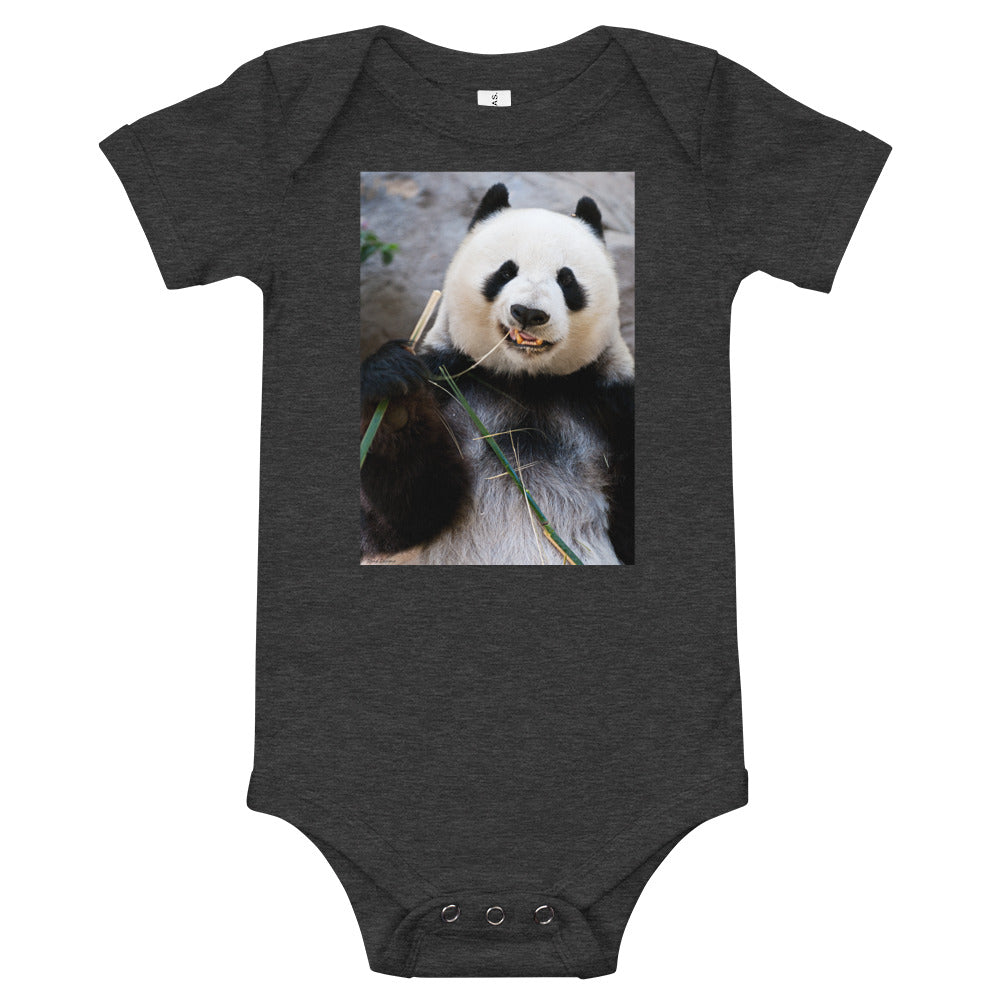 Light Soft Baby Bodysuit - Happy Panda