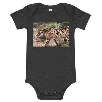 Light Soft Baby Bodysuit - Young Leopard