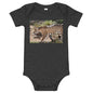 Light Soft Baby Bodysuit - Young Leopard
