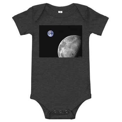 Light Soft Baby Bodysuit - NASA Photo: Earth & Moon