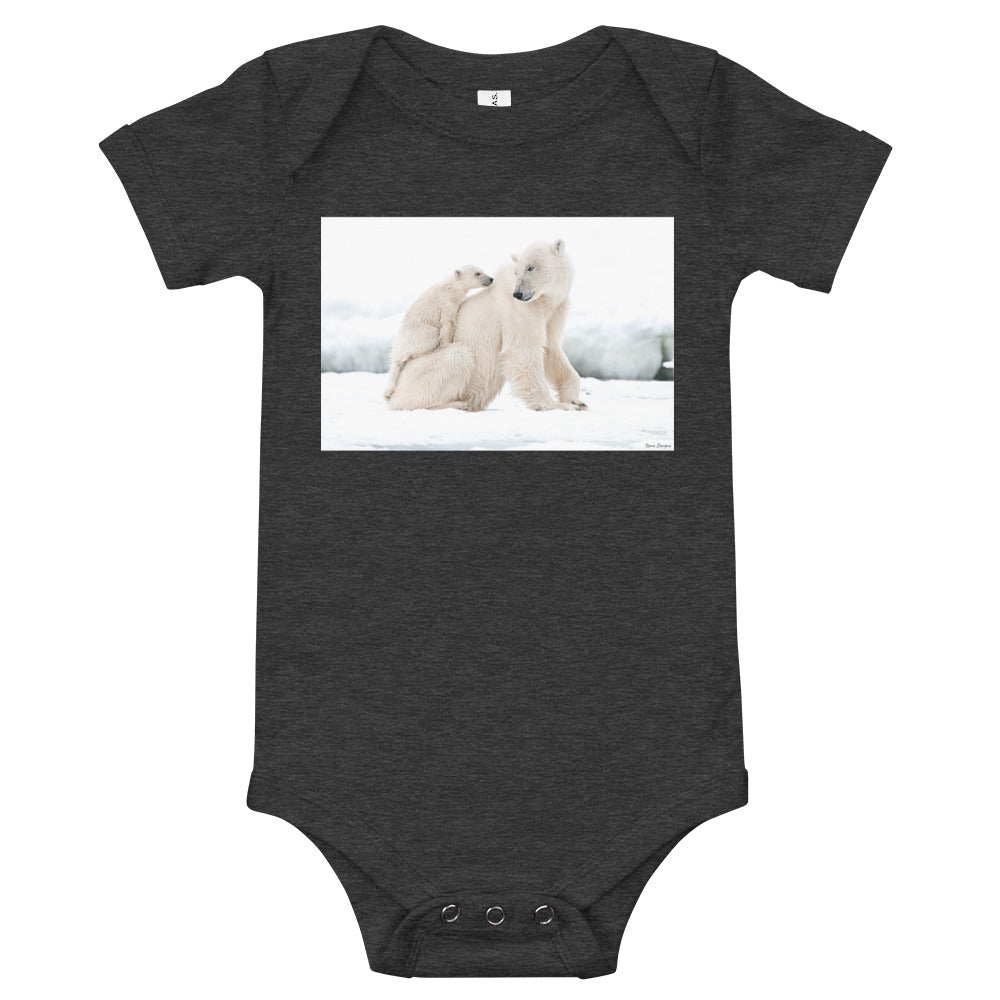Light Soft Baby Bodysuit - Mom & Cub