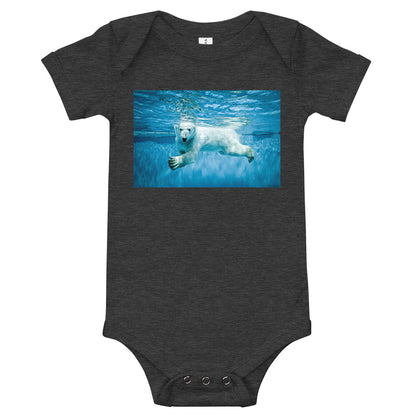 Light Soft Baby Bodysuit - Polar Paddle