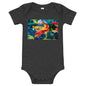 Light Soft Baby Bodysuit - Koi Pond