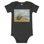 Light Soft Baby Bodysuit - van Gogh: Fishing Boats on the Beach