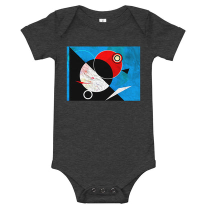 Light Soft Baby Bodysuit - Abstract Orbits