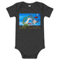 Light Soft Baby Bodysuit - Dali Rabbit
