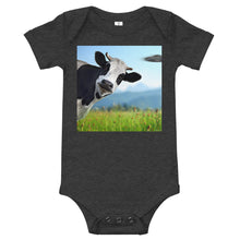 Load image into Gallery viewer, Light Soft Baby Bodysuit - Holy Cow &amp; UFO
