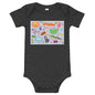 Light Soft Baby Bodysuit - Very Very Funny Monsters