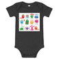 Light Soft Baby Bodysuit - Very Funny Monsters