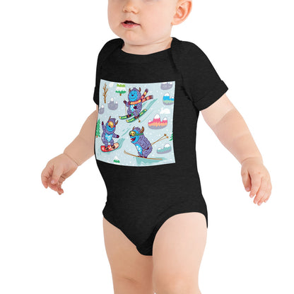 Soft Premium Baby Bodysuit - Yeti Winter Madness