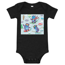 Load image into Gallery viewer, Soft Premium Baby Bodysuit - Yeti Winter Madness
