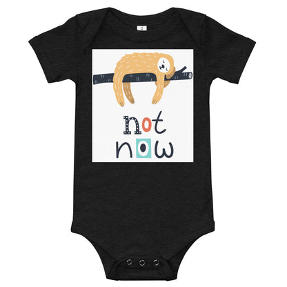Soft Premium Baby Bodysuit - Not Now!