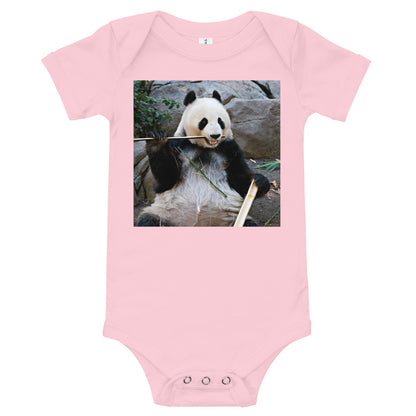 Light Soft Baby Bodysuit - Bamboo Panda