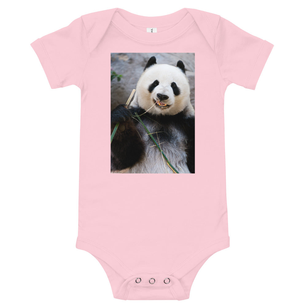 Light Soft Baby Bodysuit - Happy Panda