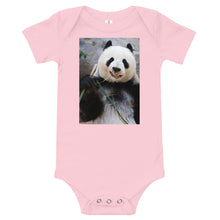 Load image into Gallery viewer, Light Soft Baby Bodysuit - Happy Panda
