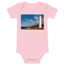 Load image into Gallery viewer, Light Soft Baby Bodysuit - North Point Lighthouse, The Big Island, Hawaii
