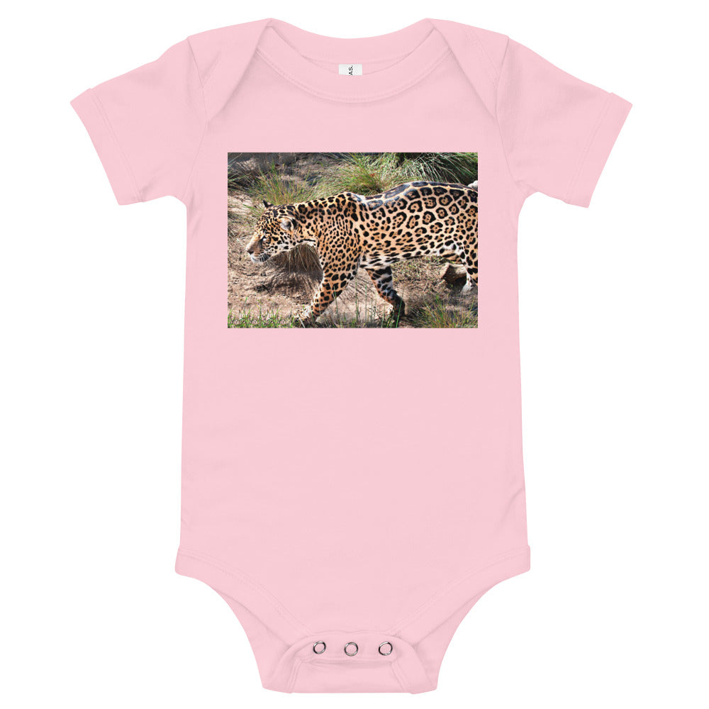 Light Soft Baby Bodysuit - Young Leopard