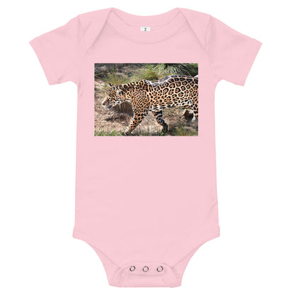 Light Soft Baby Bodysuit - Young Leopard