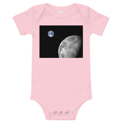 Light Soft Baby Bodysuit - NASA Photo: Earth & Moon