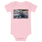 Light Soft Baby Bodysuit - Galapagos Blue Marine Iguana