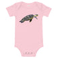 Light Soft Baby Bodysuit - Flatback Sea Turtle
