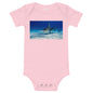 Light Soft Baby Bodysuit - Swim'n with Hammerheads