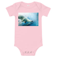 Load image into Gallery viewer, Light Soft Baby Bodysuit - Polar Dip
