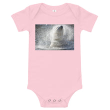 Load image into Gallery viewer, Light Soft Baby Bodysuit - Polar Bear Shedding Water
