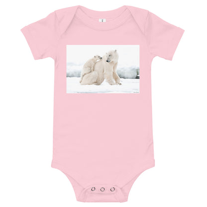 Light Soft Baby Bodysuit - Mom & Cub