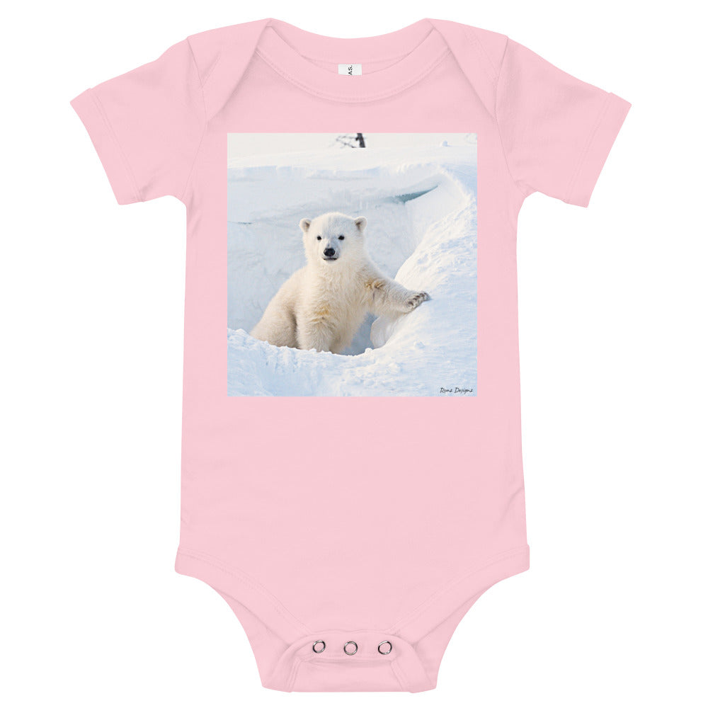 Light Soft Baby Bodysuit - Hi There!