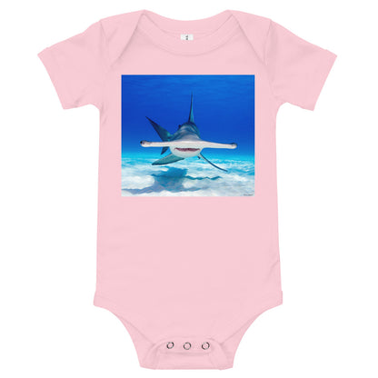 Light Soft Baby Bodysuit - Hammerhead Dead Ahead
