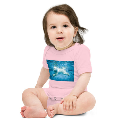 Light Soft Baby Bodysuit - Polar Paddle