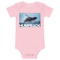 Light Soft Baby Bodysuit - Humpback Breaching