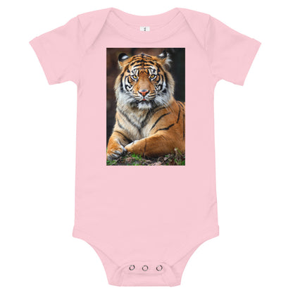 Light Soft Baby Bodysuit - Big Cat