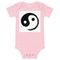 Light Soft Baby Bodysuit - Ink Brush Yin Yang
