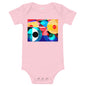 Light Soft Baby Bodysuit - Abstract Red Eye