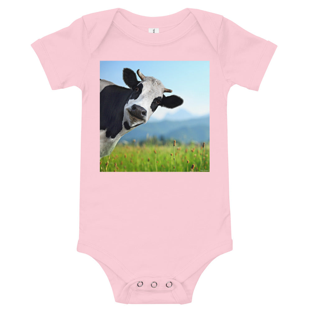 Light Soft Baby Bodysuit - Holy Cow!