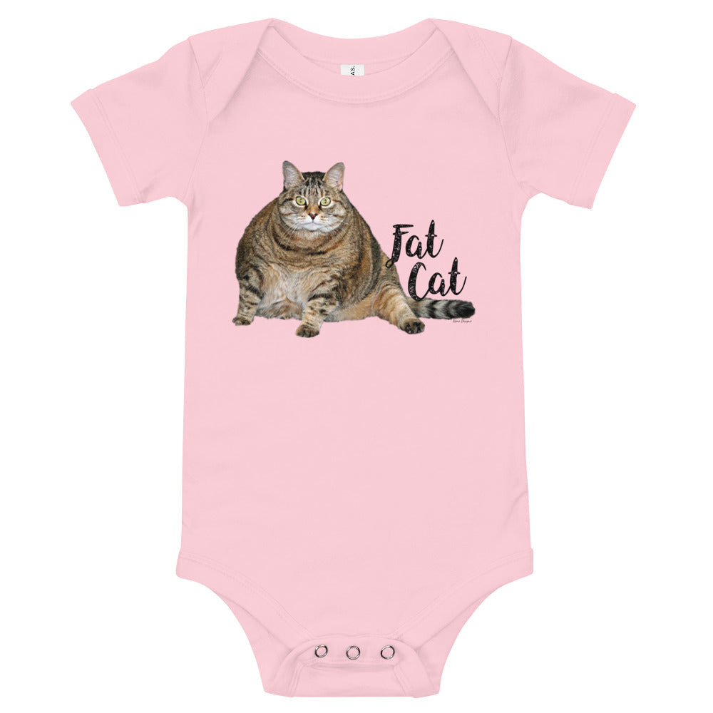 Light Soft Baby Bodysuit - Fat Cat