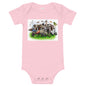 Light Soft Baby Bodysuit - A Bunch of Wild Animals