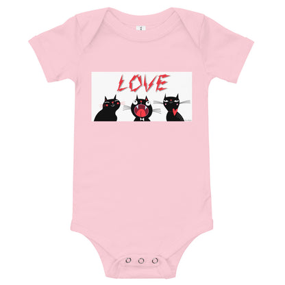 Light Soft Baby Bodysuit - Electric Love